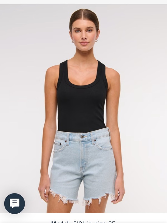 Abercrombie & Fitch Pants - Abercrombie & Fitch High Rise Dad short
